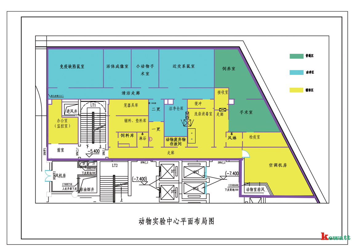 動物實驗室平面設計圖